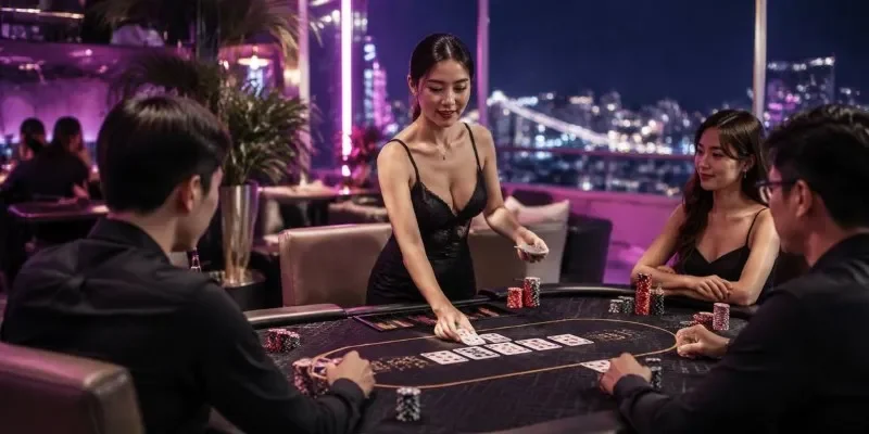 Điều gì tạo nên sức hút của dealer tại Live Casino Hitclub